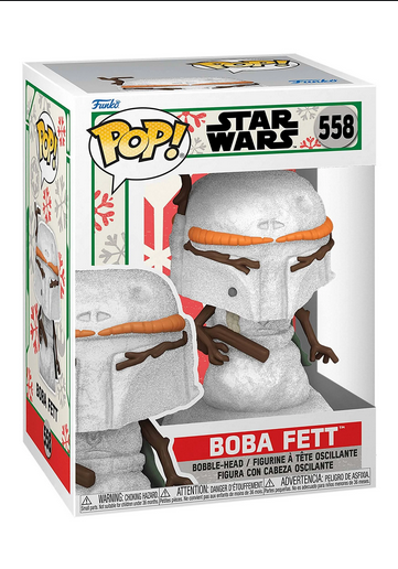 POP Figure: Star Wars Holiday #0558 - Boba Fett (Snowman)