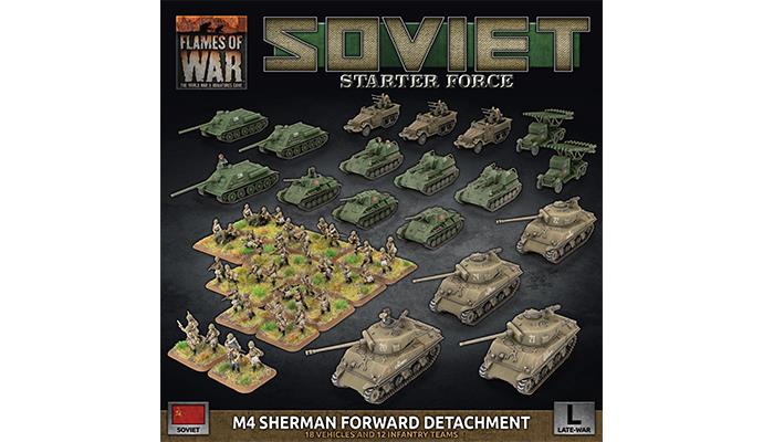Flames of War: WWII: Soviet (SUAB16) - M4 Sherman Forward Detachment (