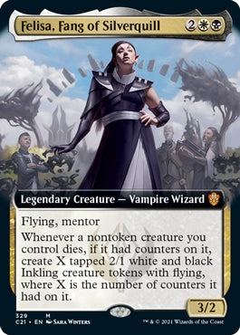 Felisa, Fang of Silverquill [Extended Art] (C21-M)