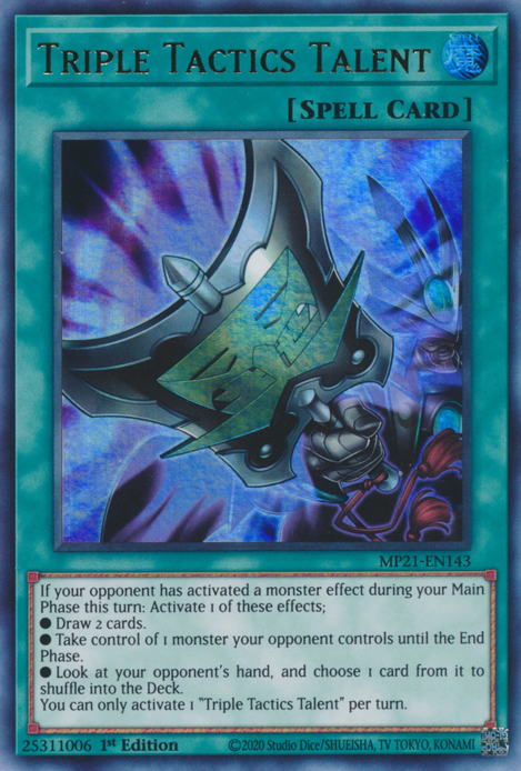 Triple Tactics Talent (MP21-EN143) 1st Edition