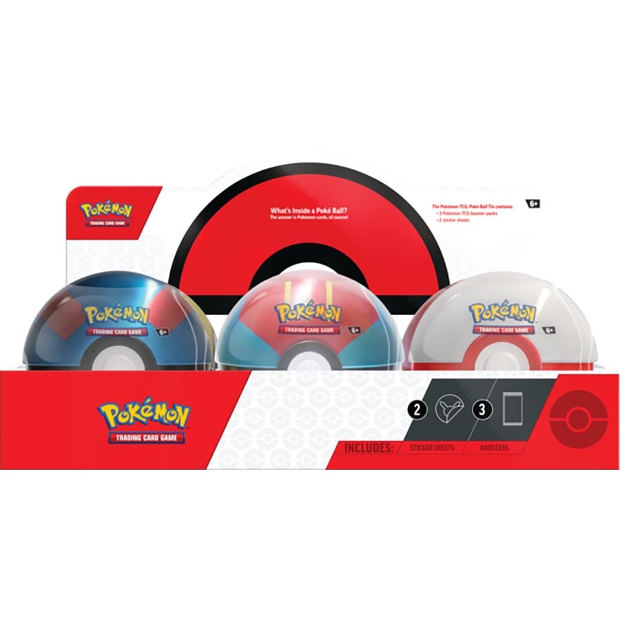 Pokemon TCG: Pokeball Mini Tin Display