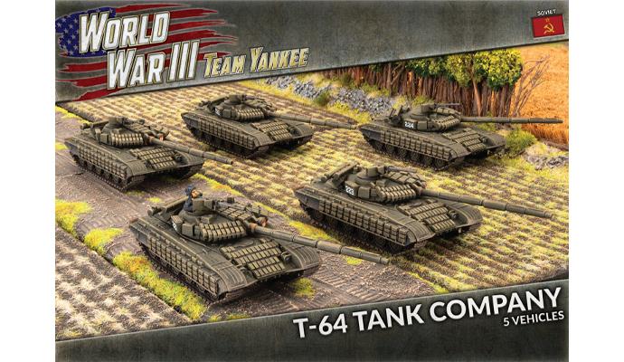 Flames of War: Team Yankee WW3: Soviet (TSBX30) - T-64 Tank Company (x