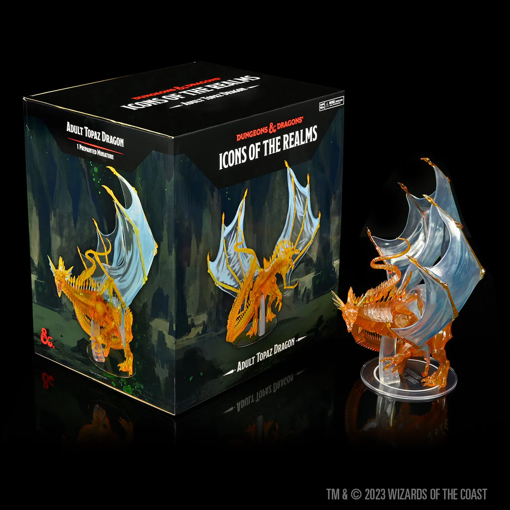 D&D Miniatures: Icons of the Realms - Premium Figure: Adult Topaz Drag