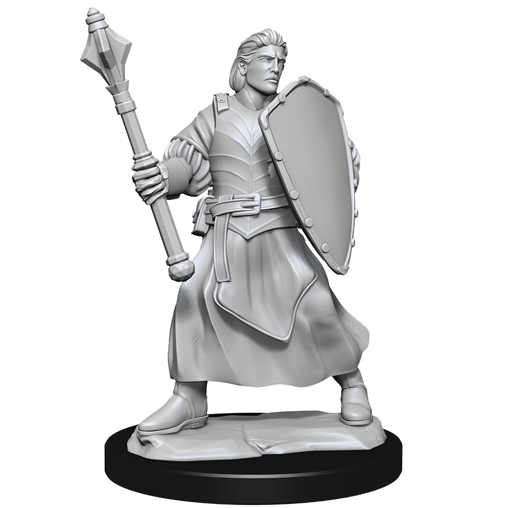 Critical Role: Unpainted Miniatures - Human Clovis Concord Cleric Mal