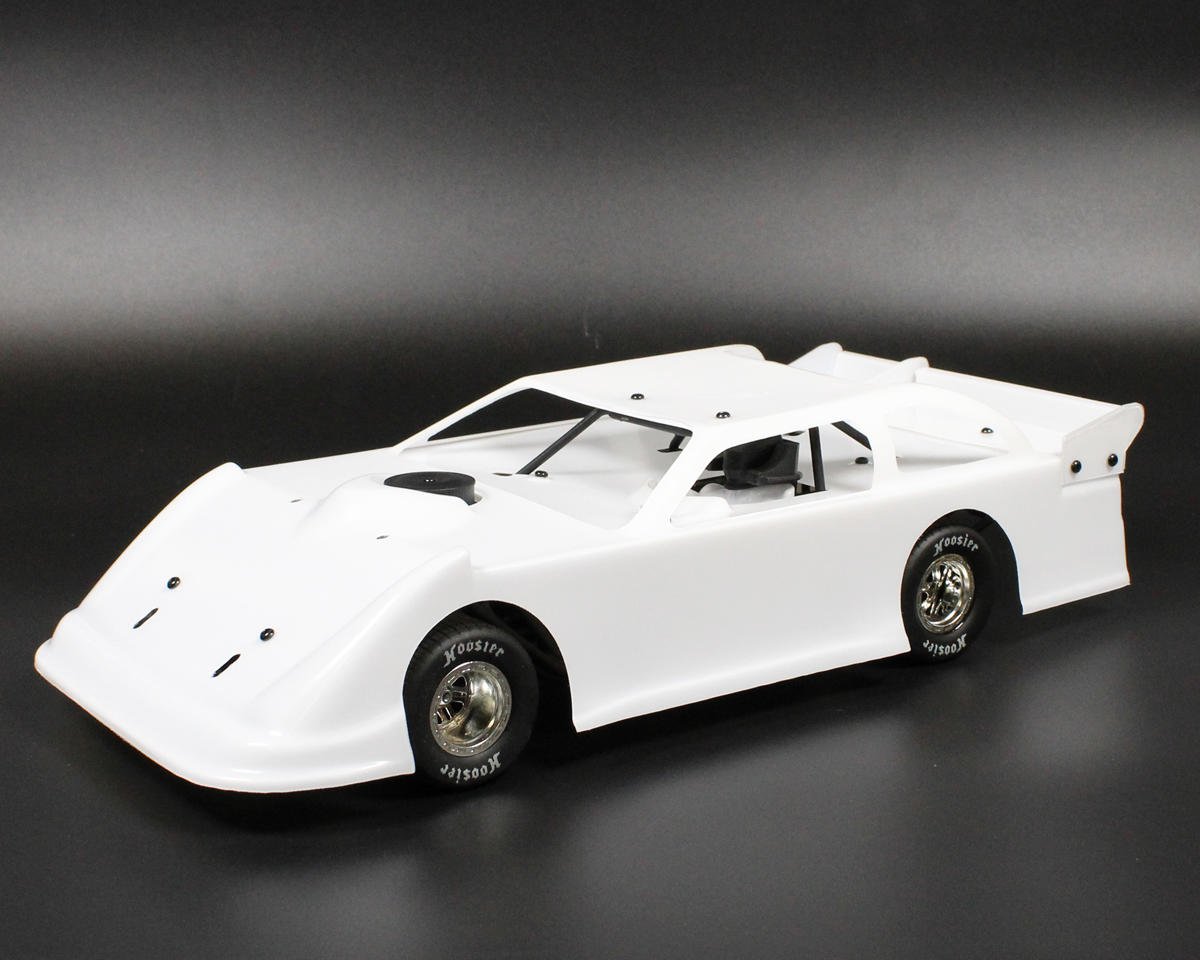 1RC Racing Late Model 2.0 1/18 Brushless RTR 2WD Oval Racer (White) w/2.4GHz Radio, Battery & Charger