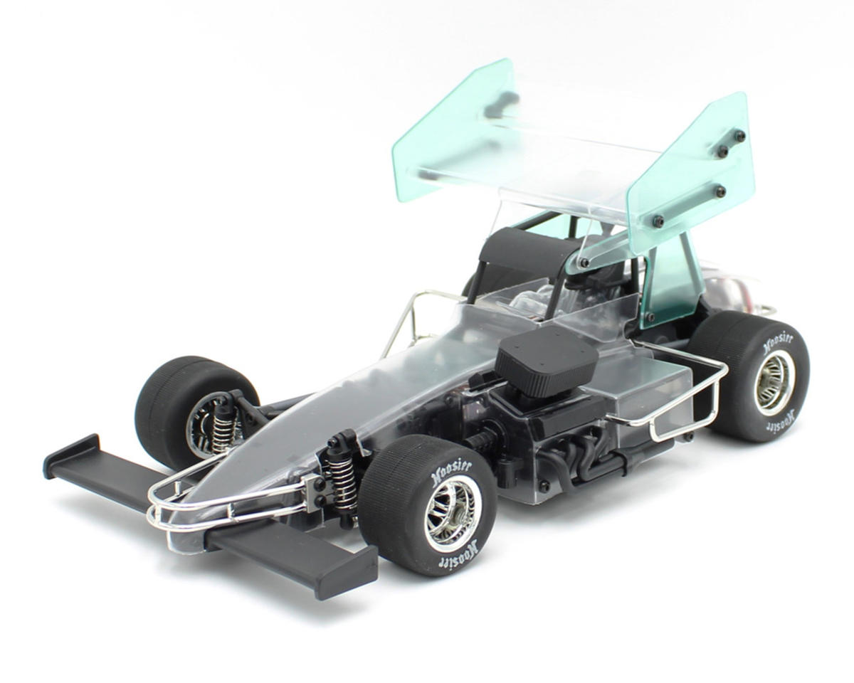 1RC Racing Super Modified 1/18 Brushless RTR 2WD Oval Racer (Clear) w/2.4GHz Radio, Battery & Charger