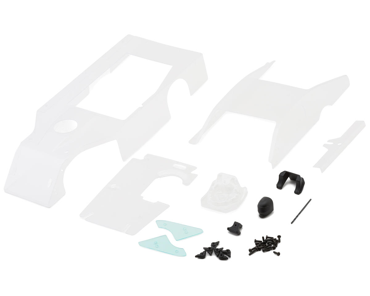 1RC Racing 1/18 Asphalt Modified Body Set (Clear)