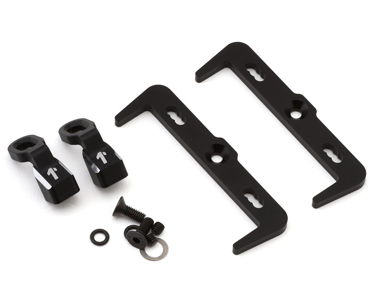 1UP Racing RC10B7/B7D Aluminum LowPro Battery Mount (Black) (Standard Battery)
