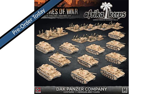 Flames of War: WWII: German (GEAB22) - Afrika Korps: DAK Panzer Compan