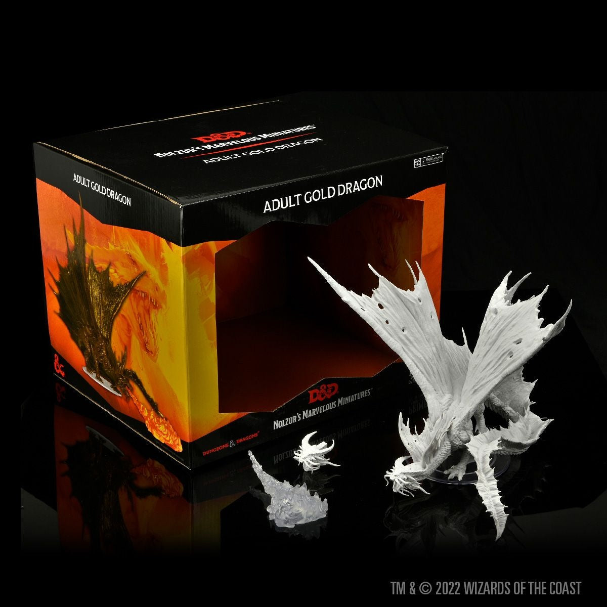D&D: Nolzur's Marvelous Miniatures - Adult Gold Dragon (90601)