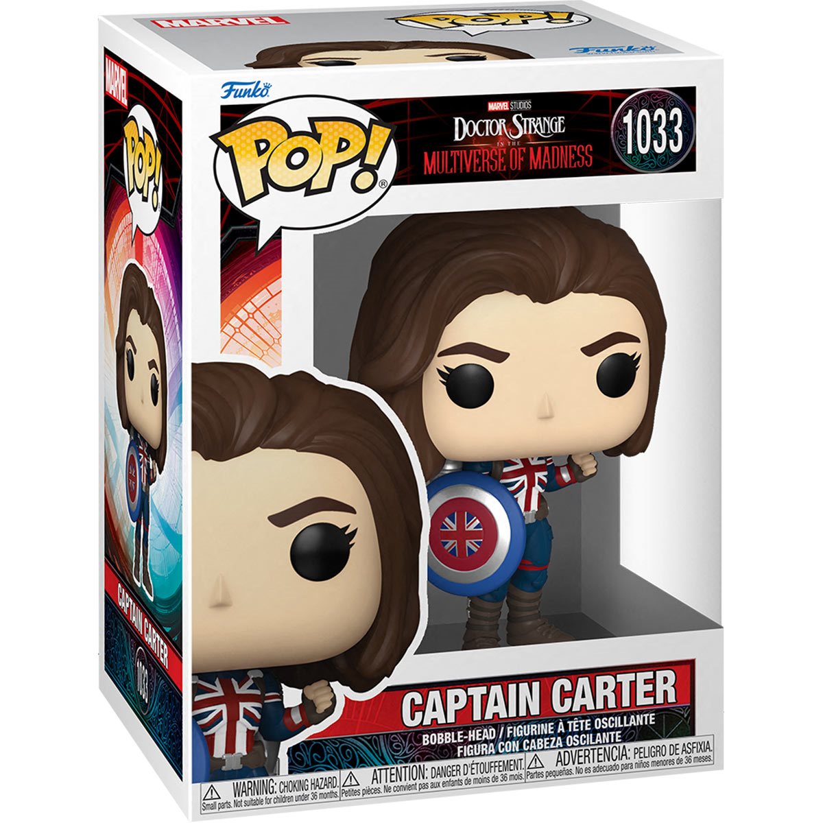 POP Figure: Marvel Doctor Strange Multiverse of Madness #1033 - Captai