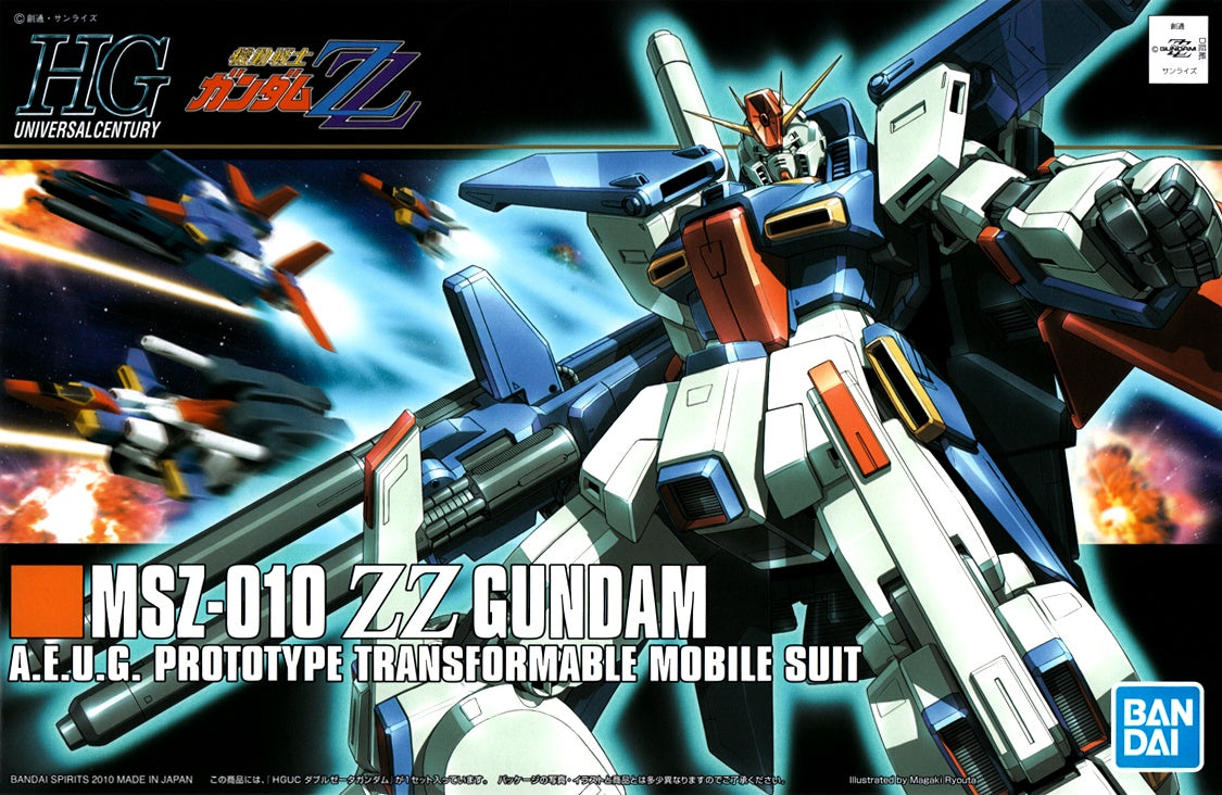 1/144 (HGUC): Gundam ZZ - #111 MSZ-010 ΖΖ Gundam A.E.U.G. Prototype Tr