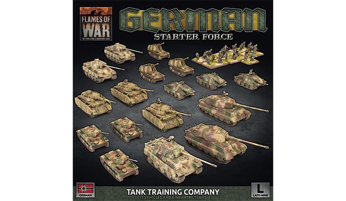 Flames of War: WWII: German (GEAB25) - Tank Training Company (Plastic)
