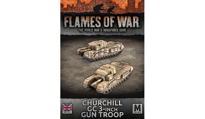 Flames of War: WWII: British (BBX67) - Churchill Gun Carrier (3-inch)