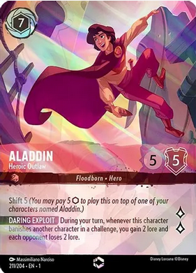 Aladdin - Heroic Outlaw (Alternate Art) (The First Chapter 211/204) En