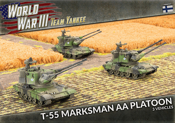 Flames of War: Team Yankee WW3: Finnish (TFIBX01) - T-55 Marksman Plat
