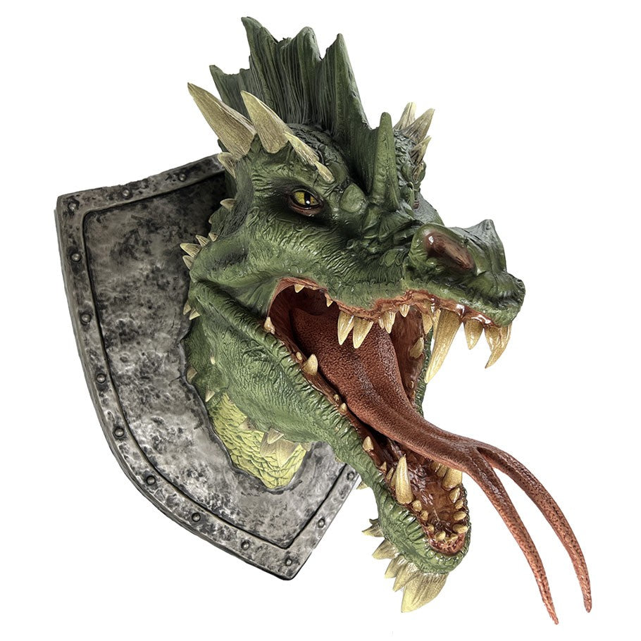 D&D: Replicas of the Realms Trophy Plaque - Green Dragon