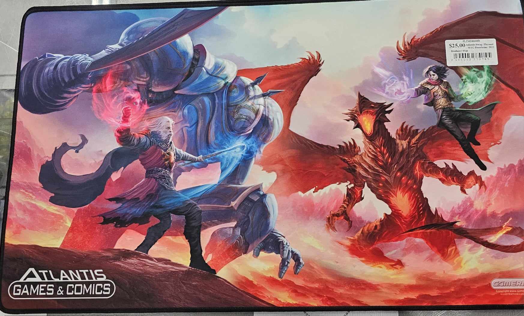 Atlantis Swag: Playmat - MTG Prerelease: 2022 - The Brothers' War