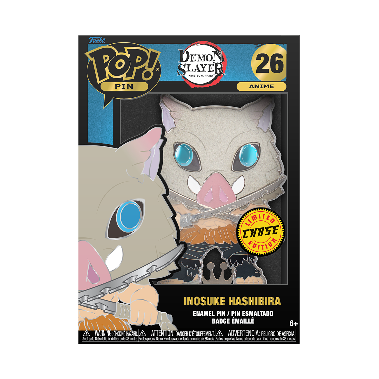 POP Figure Pins Large - Demon Slayer #26 Inosuke Hashibira (Chase Limi