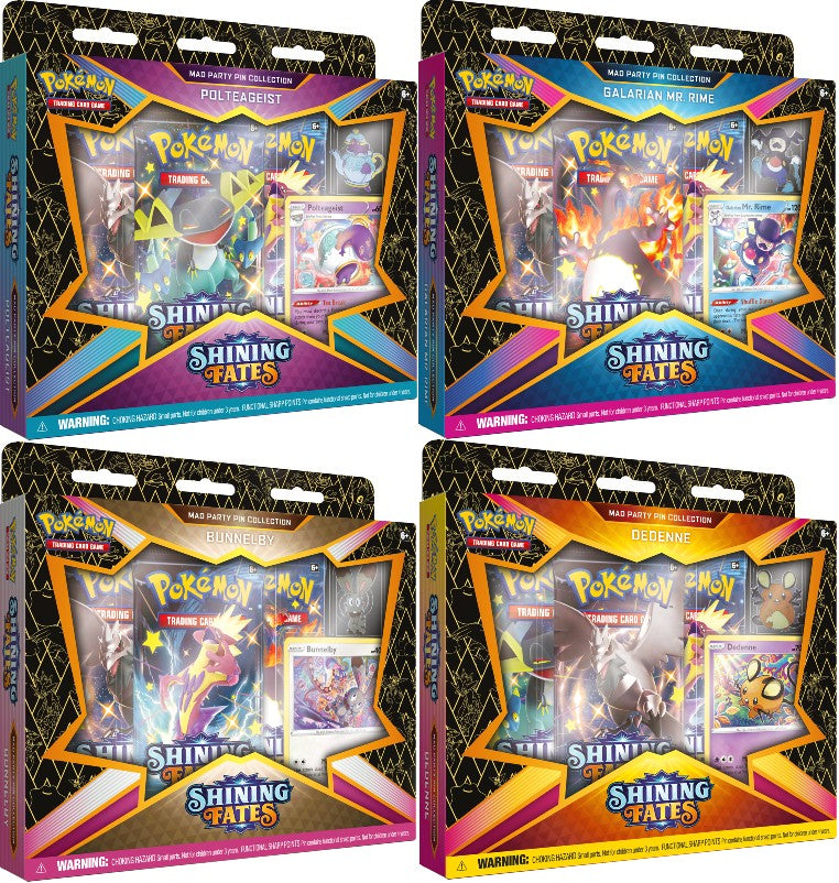 Pokemon TCG: Shining Fates - Mad Party Pin Collection: Polteageist