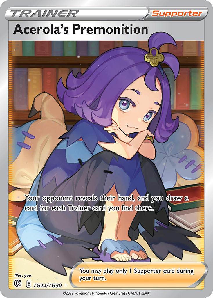 Acerola's Premonition - TG24/TG30 (SWSH09:TG) Ultra Rare - Near Mint H