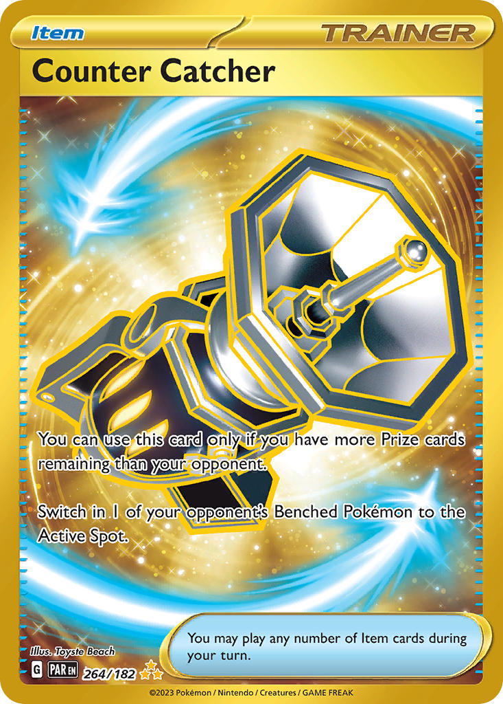Counter Catcher - 264/182 (PAR) Hyper Rare - Near Mint Holofoil