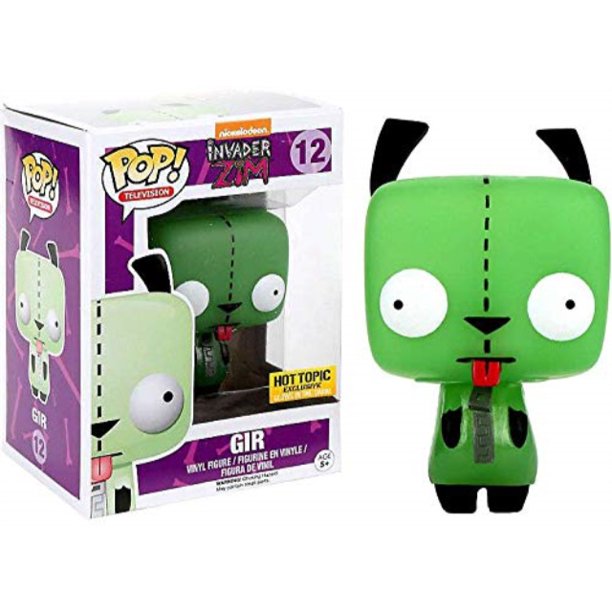 POP Figure: Nickelodeon Invader Zim #0012 - Gir (Hot Topic) (Glow)