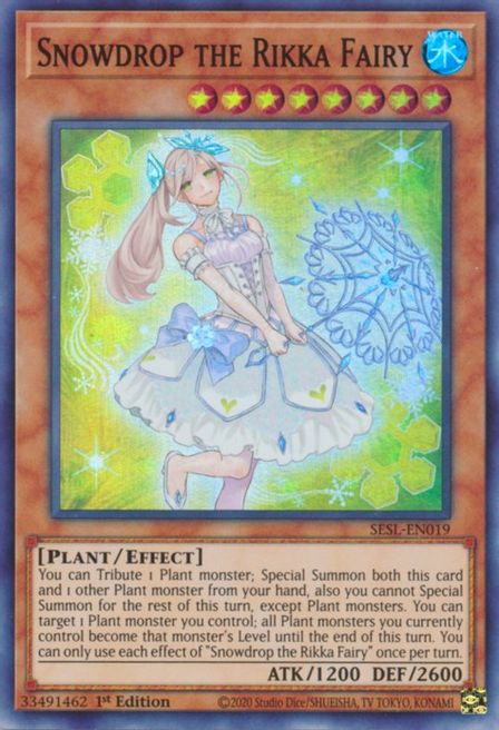 Snowdrop The Rikka Fairy (SESL-EN019) 1st Edition