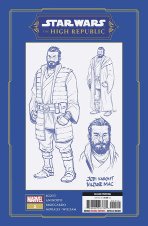 STAR WARS: THE HIGH REPUBLIC #1 ANINDITO 2ND PRINTING VARIANT