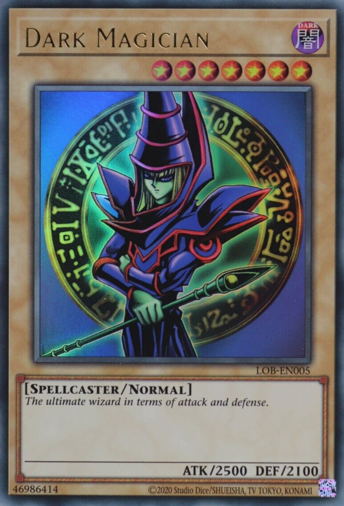 Dark Magician (LOB-EN005 (c) 2020 25th Anniversary) Ultra Rare - Near