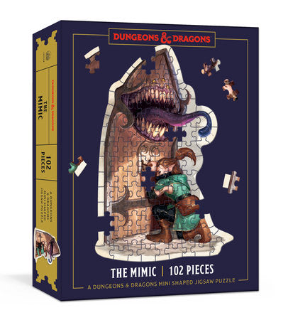 Dungeons & Dragons Mini Shaped Jigsaw Puzzle: The Mimic Edition 102-Pi