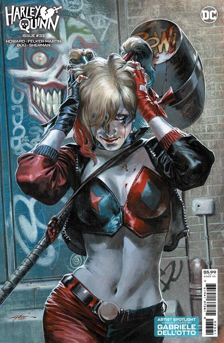 HARLEY QUINN #33 CVR C GABRIELE DELL OTTO ARTIST SPOTLIGHT CARD STOCK