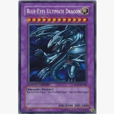 Blue-Eyes Ultimate Dragon (RP01-EN000) Light Play