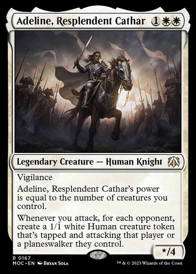 Adeline, Resplendent Cathar [#0167 Reprint] (MOC-R)