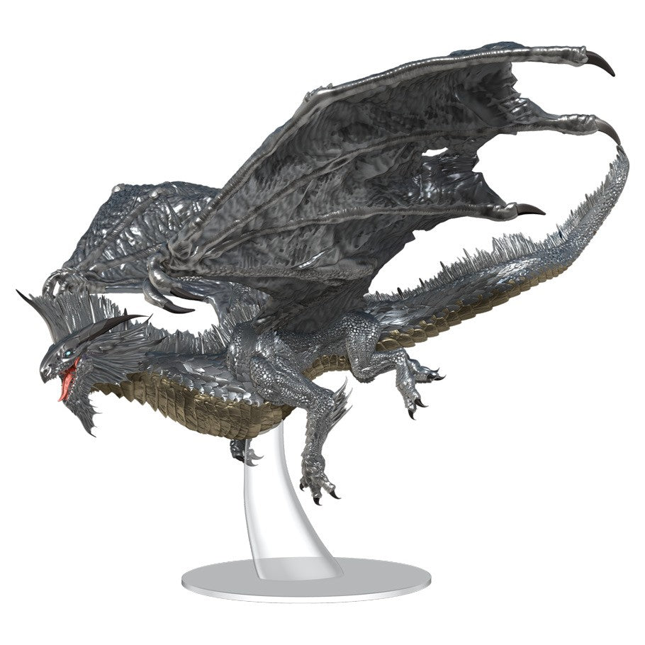 D&D Miniatures: Icons of the Realms - Premium Figure: Adult Silver Dra