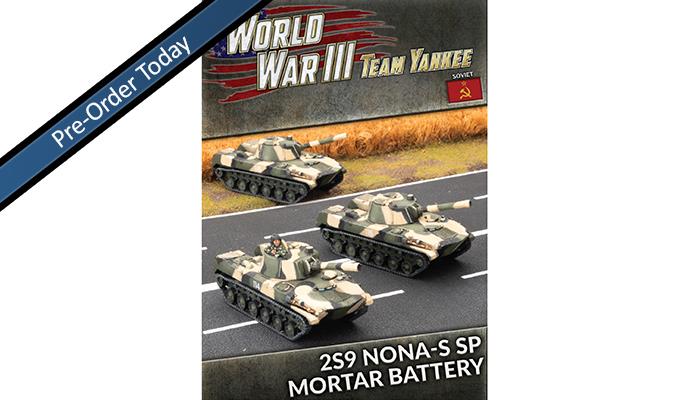 Flames of War: Team Yankee WW3: Soviet (TSBX33) - 2S9 Nona-S SP Mortar
