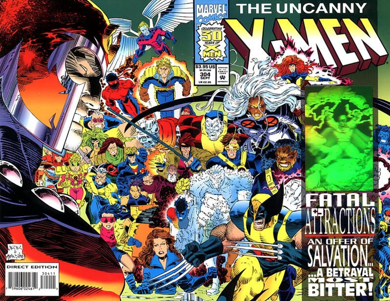 Uncanny X-Men (1963 Series) #304 (9.6) Magneto Pulls Adamantium from W