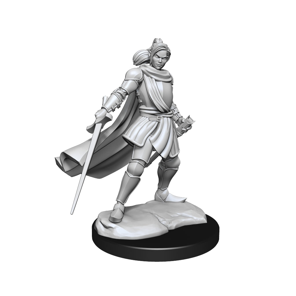 Critical Role: Unpainted Miniatures - Half-Elf Paladin Xhorhas Femal (