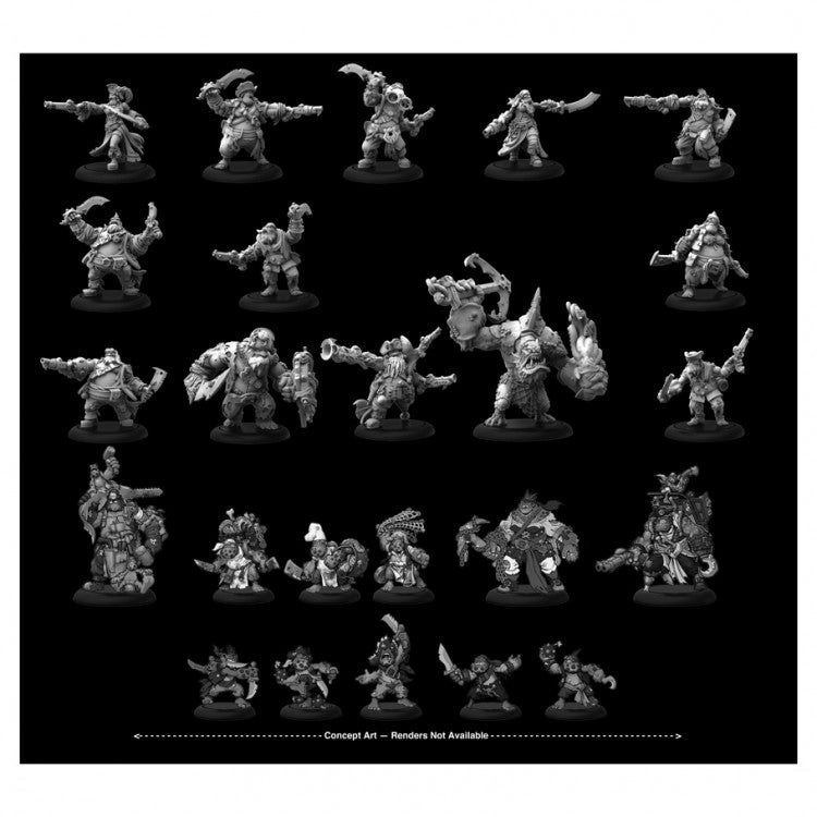 Warmachine MKIV (PIP 28000): Brineblood Marauders - Core Army (Resin)