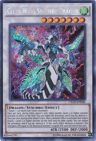 Clear Wing Synchro Dragon (CROS-EN046) Secret Rare - Near Mint Unlimit