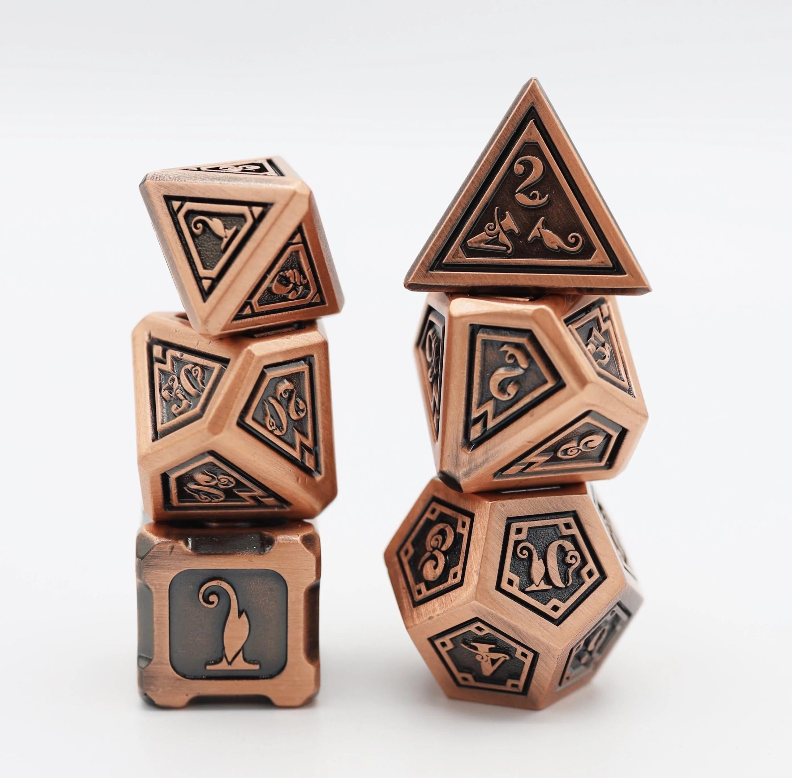 Alchemist Metals: Copper - Metal RPG Dice Se