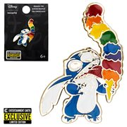 Lilo & Stitch Rainbow Ice Cream Stitch Enamel Pin (Entertainment Exclu