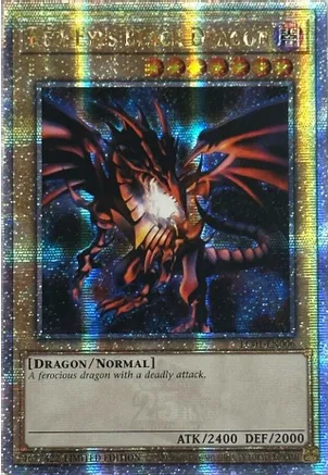 Red-Eyes Black Dragon (Quarter Century Secret Rare) (LC01-EN006) Quart
