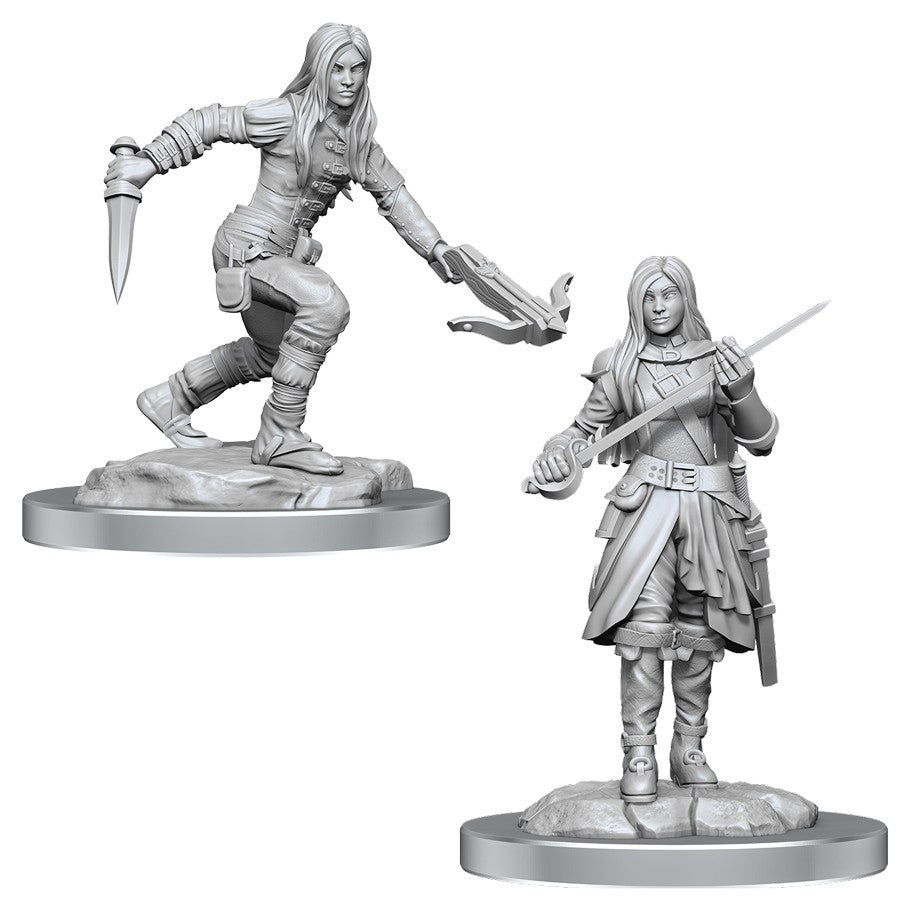 D&D: Nolzur's Marvelous Miniatures - Half-Elf Rogue Female (90485)