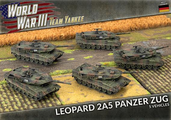 Flames of War: Team Yankee WW3: West German (TGBX18) - Leopard 2A5 Pan
