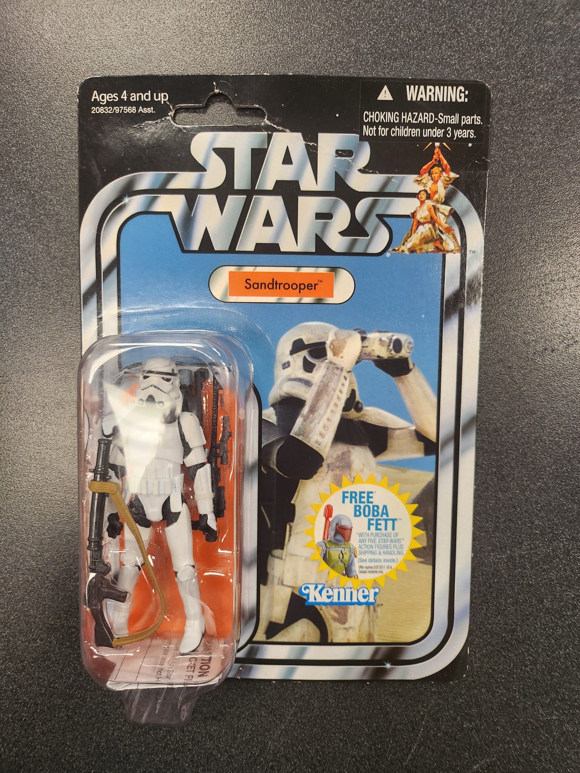 Hasbro - Star Wars: Sandtrooper 3.75" Action Figure (Vintage Collectio