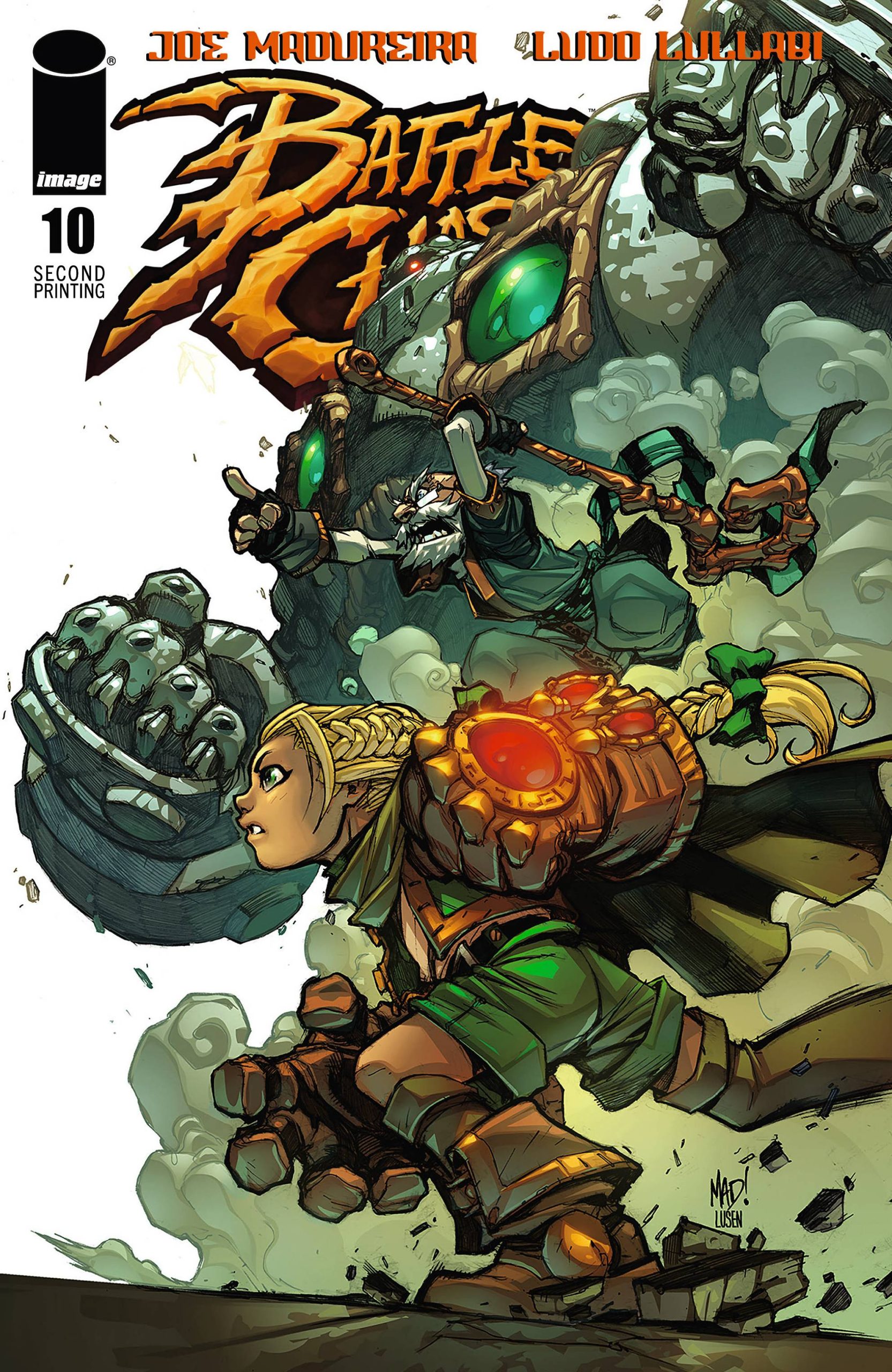 BATTLE CHASERS #10 2ND PRINTING