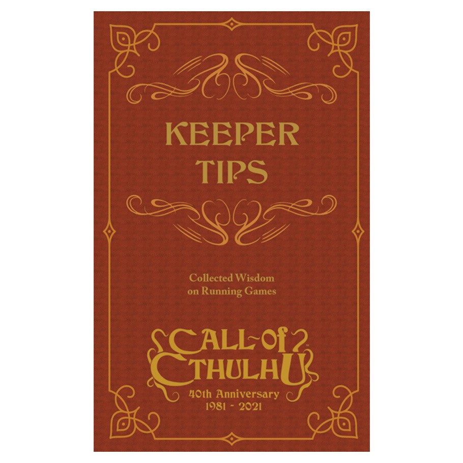 Call of Cthulhu RPG: 7th Edition - Keeper Tips: Collected Wisdom on Ru