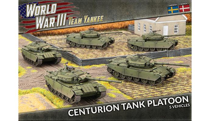 Flames of War: Team Yankee WW3: Swedish (TSWBX02) - Centurion Tank Pla