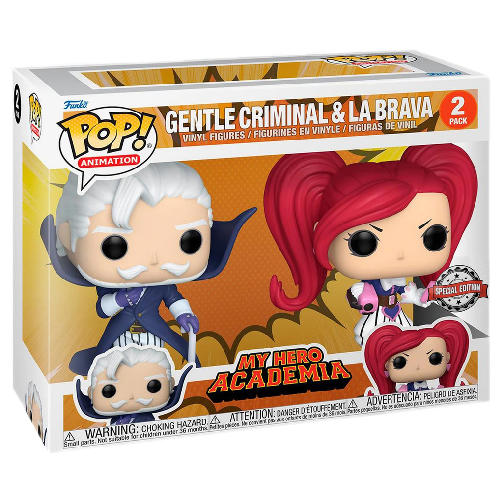 POP Figure Box Set: My Hero Academia - Gentle Criminal & La Brava (2 P